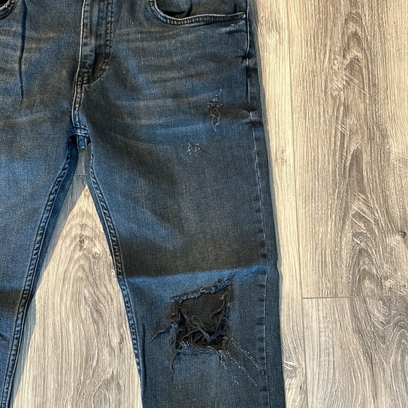 Zara cropped denim jeans - Picture 4 of 5